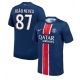 Paris Saint-Germain Joao Neves #87 Replike Domaci Dres 2024-25 Kratak Rukav